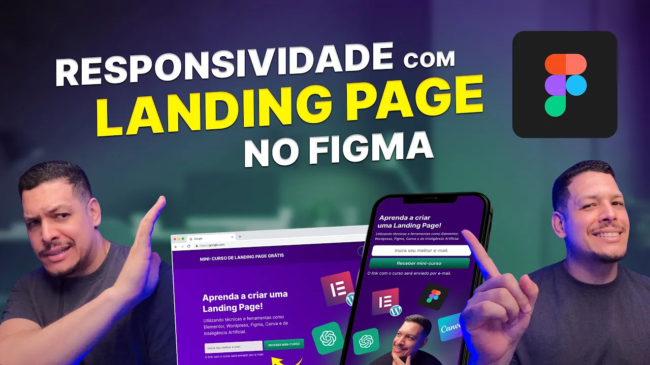 Landing Page Responsiva no Figma - Passo a Passo!